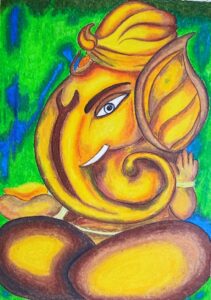Oil Pastel drawing
