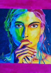 Oil Pastel drawing