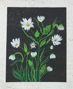 Poster color painting